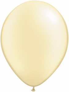 5 inch latex, 100ct - Pearl Ivory, uninflated