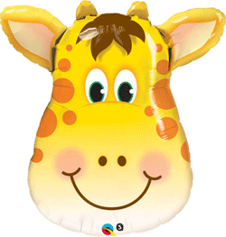 Giraffe SuperShape Balloon - Uninflated