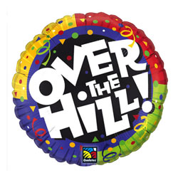 Over the Hill Confetti Foil - Uninflated