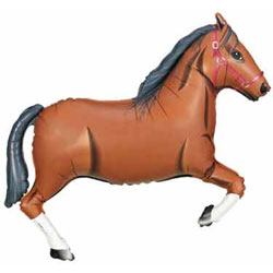 Brown Horse Supershape - Uninflated
