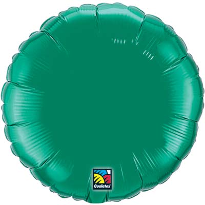 Circle Foil Balloon | Emerald Green
