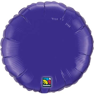 Circle Foil Balloon | Quartz Purple