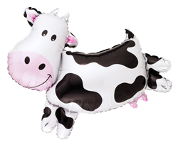 Cute Cow Super Shape Balloon - Uninflated