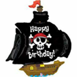 Happy Birthday Pirate Ship SS