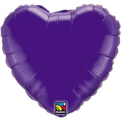 Heart Foil Balloon l Quartz Purple