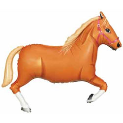 Tan Horse Supershape - Uninflated