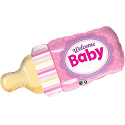 Welcome Baby Girl Bottle
