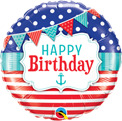Happy Birthday Nautical and Pennants