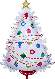 Irridescent White Christmas Tree