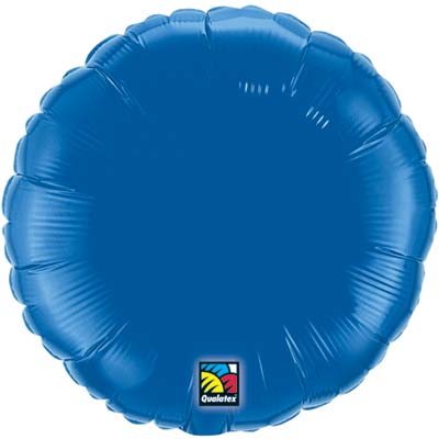 Circle Foil Balloon | Sapphire Blue