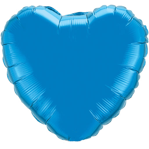 Heart Foil Balloon | Sapphire Blue