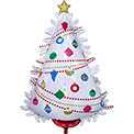 Irridescent White Christmas Tree