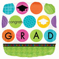 Congrats Grad Fun Polka Dots